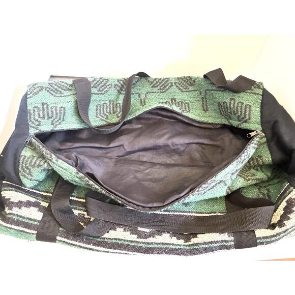 Peruvian alpaca wool satchel, hand woven Duffle Bag - Picture 3 of 5